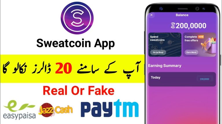 SweatCoin Earning App – Fast Money Making App – Affiliate Marketing Program