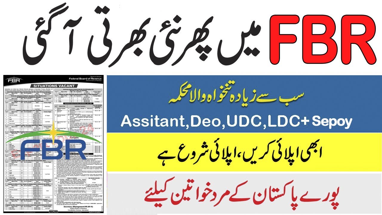 fbr jobs